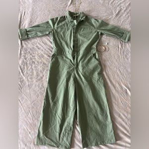 💎Universal Thread Long Sleeve Olive Green Utility Jumpsuit Boilersuit💎
